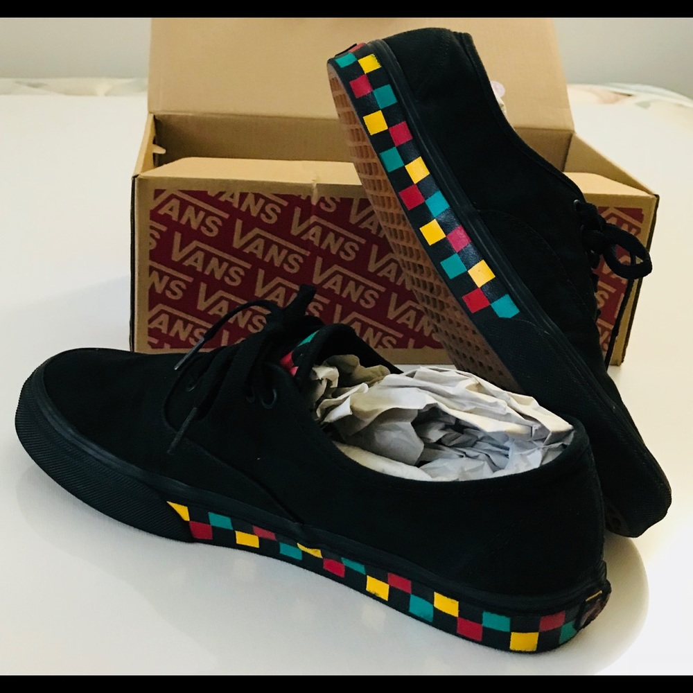 Black VANs Authentic Sz 8.5M or 10W